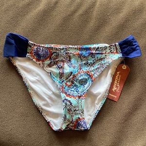 Blue NWT bikini bottoms. Arizona brand.